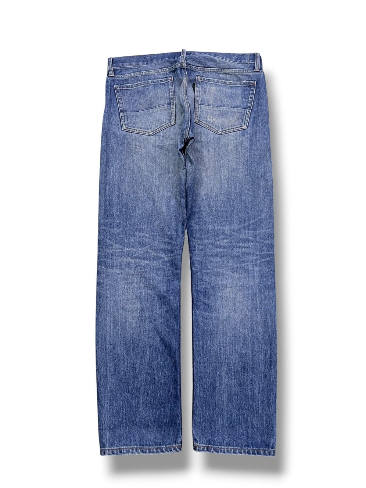 United Arrows Vintage Green Label United Arrow Selvedge Denim, Faded Wash Size US 33 - 3 Thumbnail