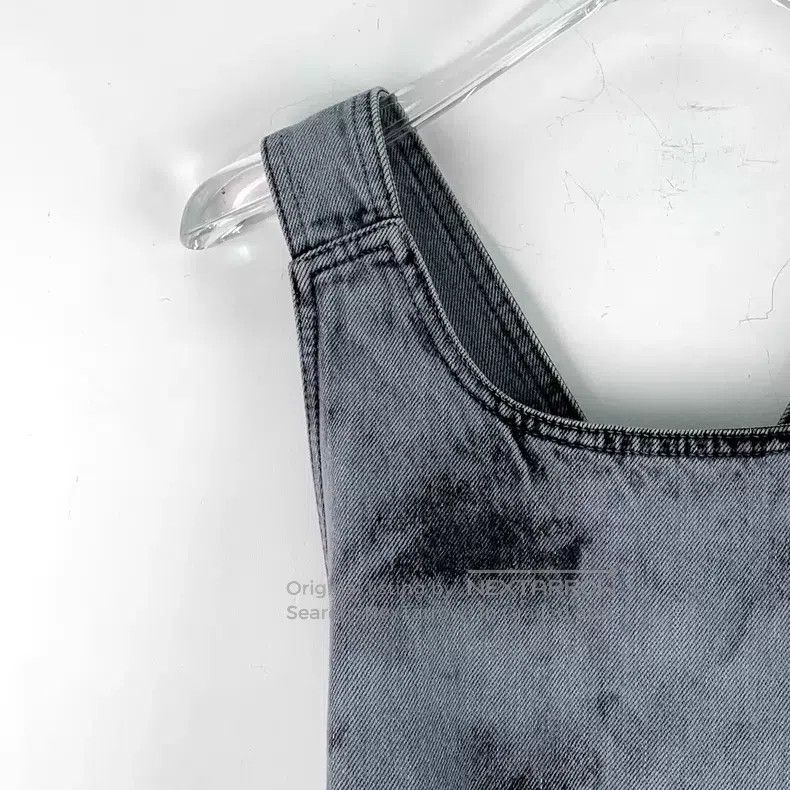 Dior Dior Blue tie-dyed cotton denim suspender jumpsuit Size 26" / US 2 / IT 38 - 3 Thumbnail