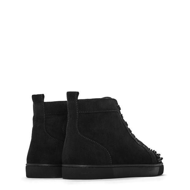 Christian Louboutin Louis Spikes Suede High-Top Sneakers Size US 7 / EU 40 - 5 Thumbnail