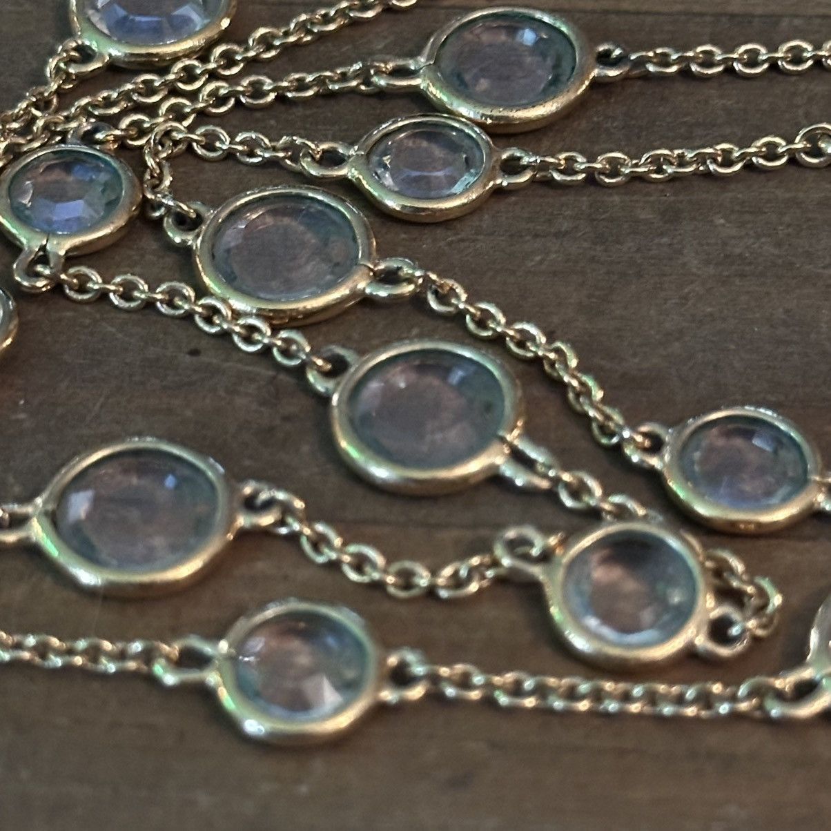 Kate Spade Kate Spade bezeled CZ crystal stones necklace Size ONE SIZE - 3 Thumbnail