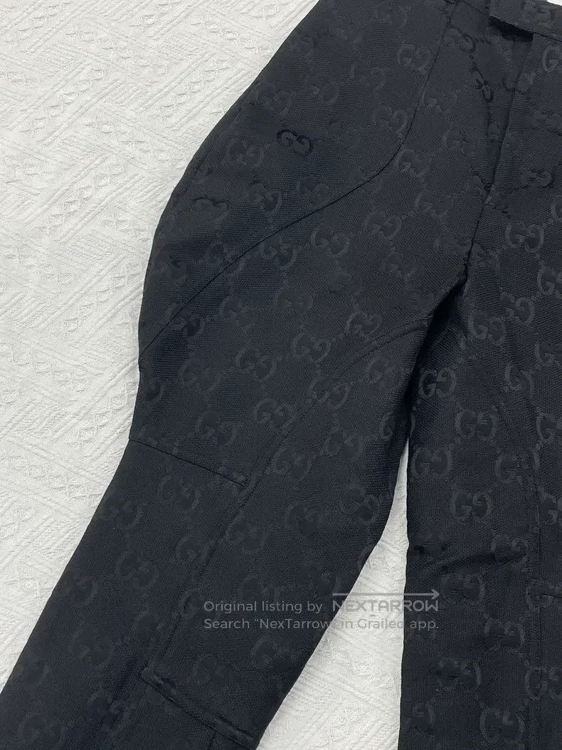 Gucci Gucci Equestrian pants with dark pattern full of logo Size 27" / US 4 / IT 40 - 2 Thumbnail