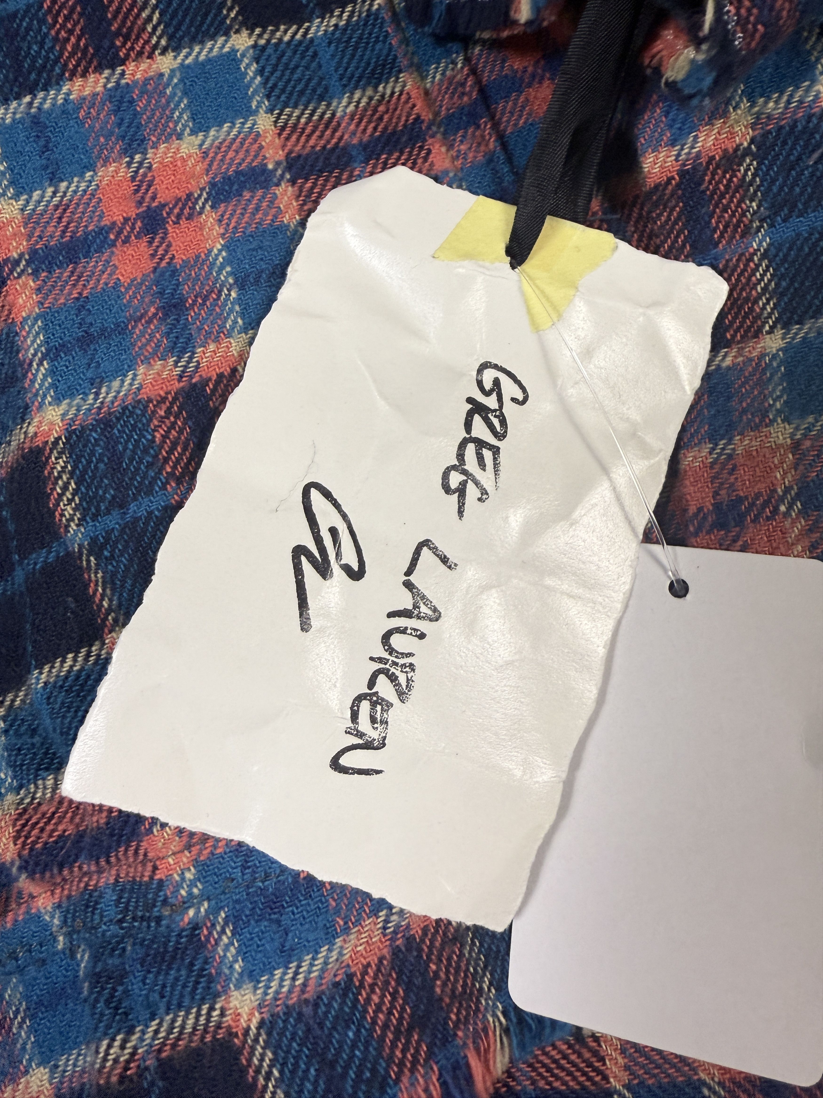 Greg Lauren $850 Greg Lauren Boxy Plaid Shirt Size US M / EU 48-50 / 2 - 9 Thumbnail