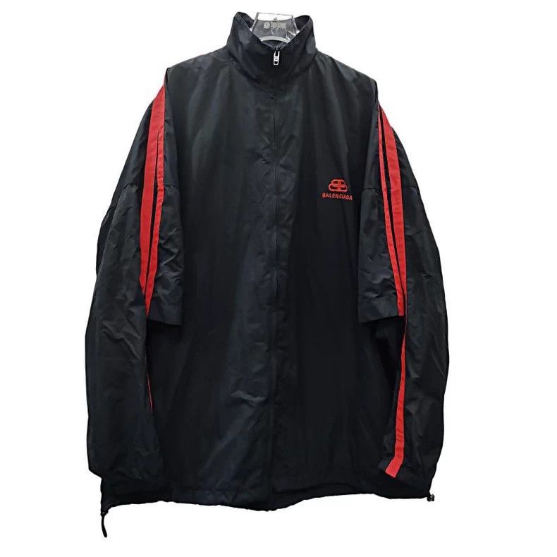 Balenciaga Balenciaga Logo Pattern Collar Zip-up Long Sleeve Jacket Size US S / EU 44-46 / 1 - 1 Thumbnail