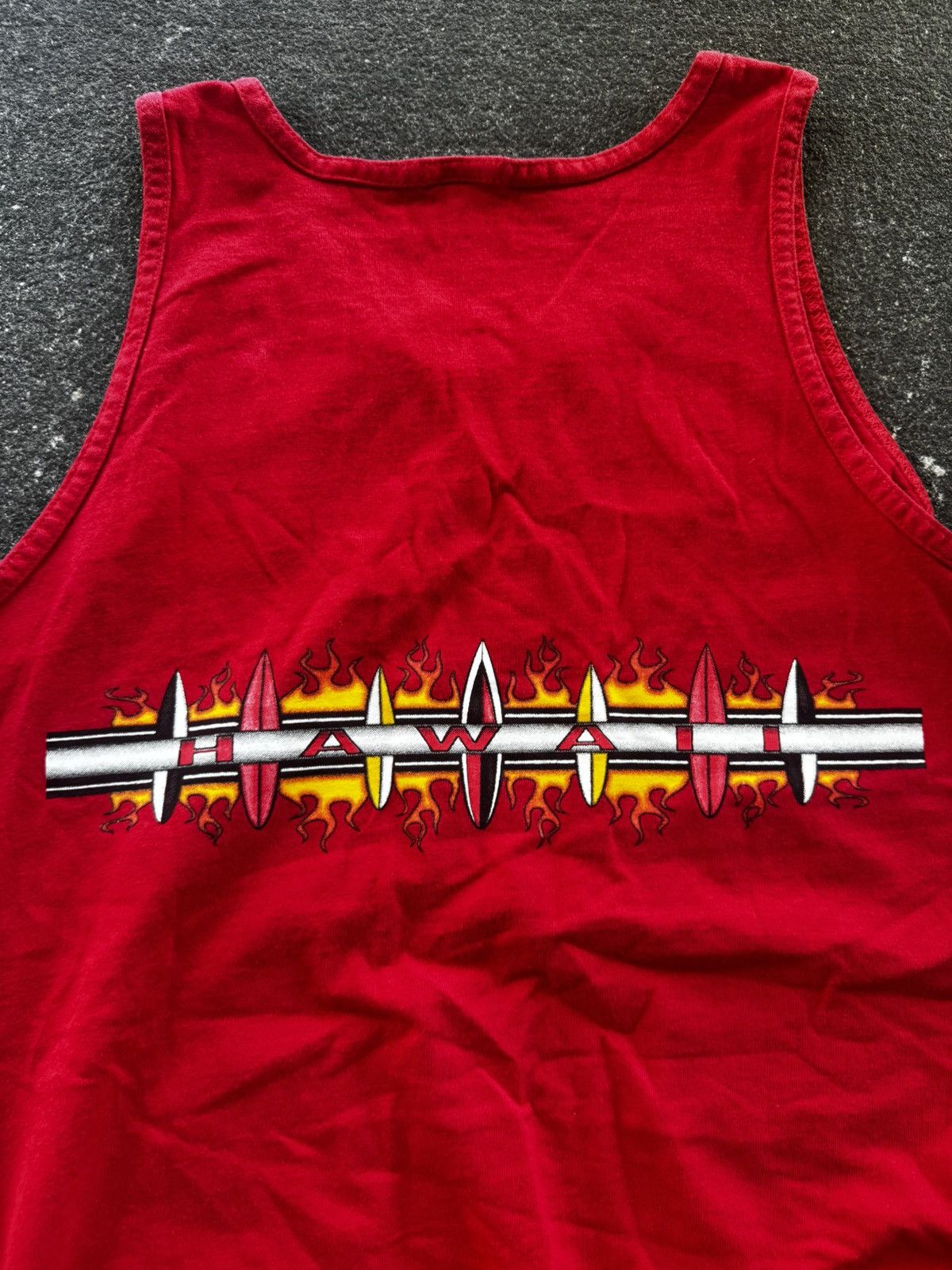 Vintage CRAZY Y2K HAWAII SLEEVELESS Size US L / EU 52-54 / 3 - 4 Thumbnail