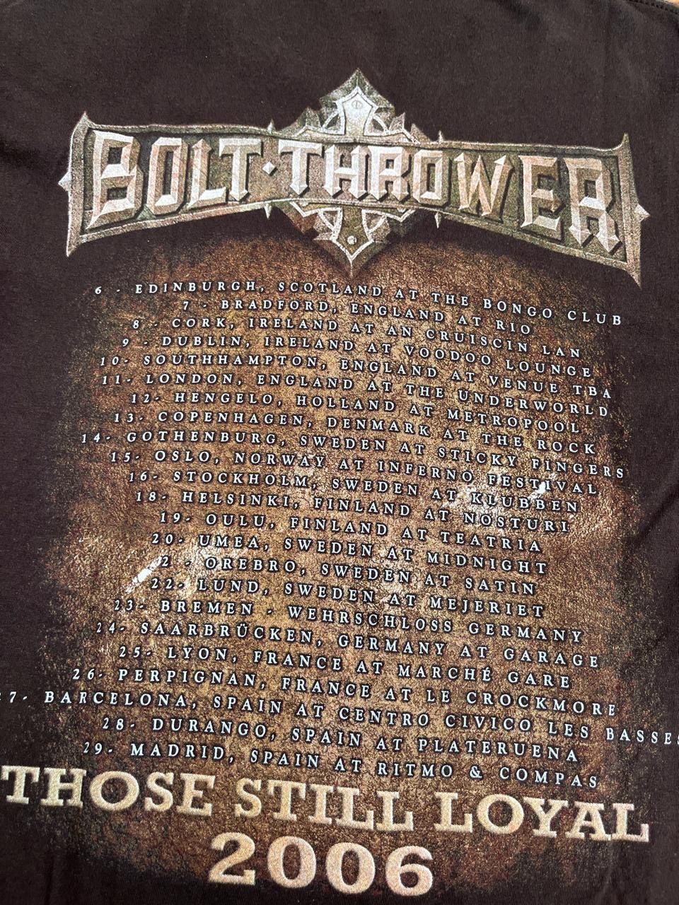 Band Tees Bolt thrower Tour 2006 Longsleeve Size US XL / EU 56 / 4 - 9 Thumbnail