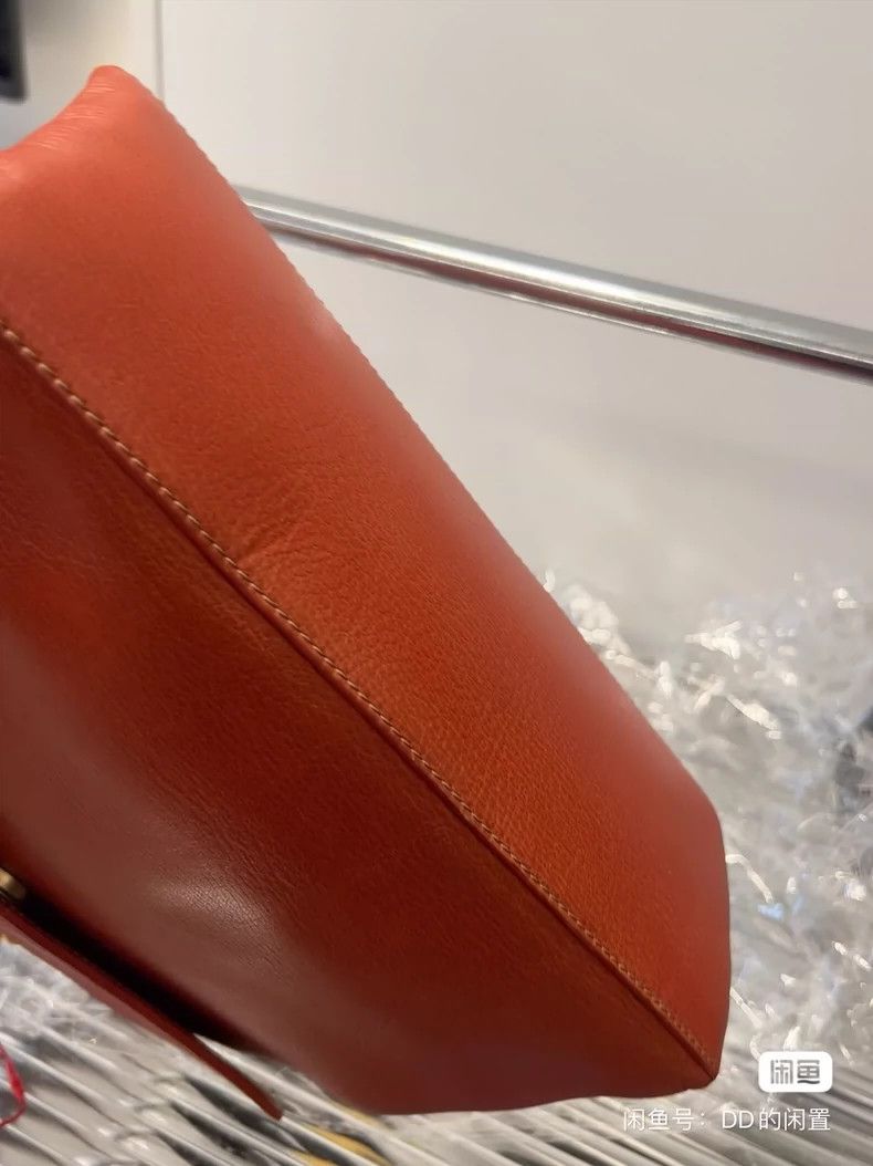 Loewe loewe Small orange snake bone tote 2503-Nextarrow Size ONE SIZE - 5 Thumbnail