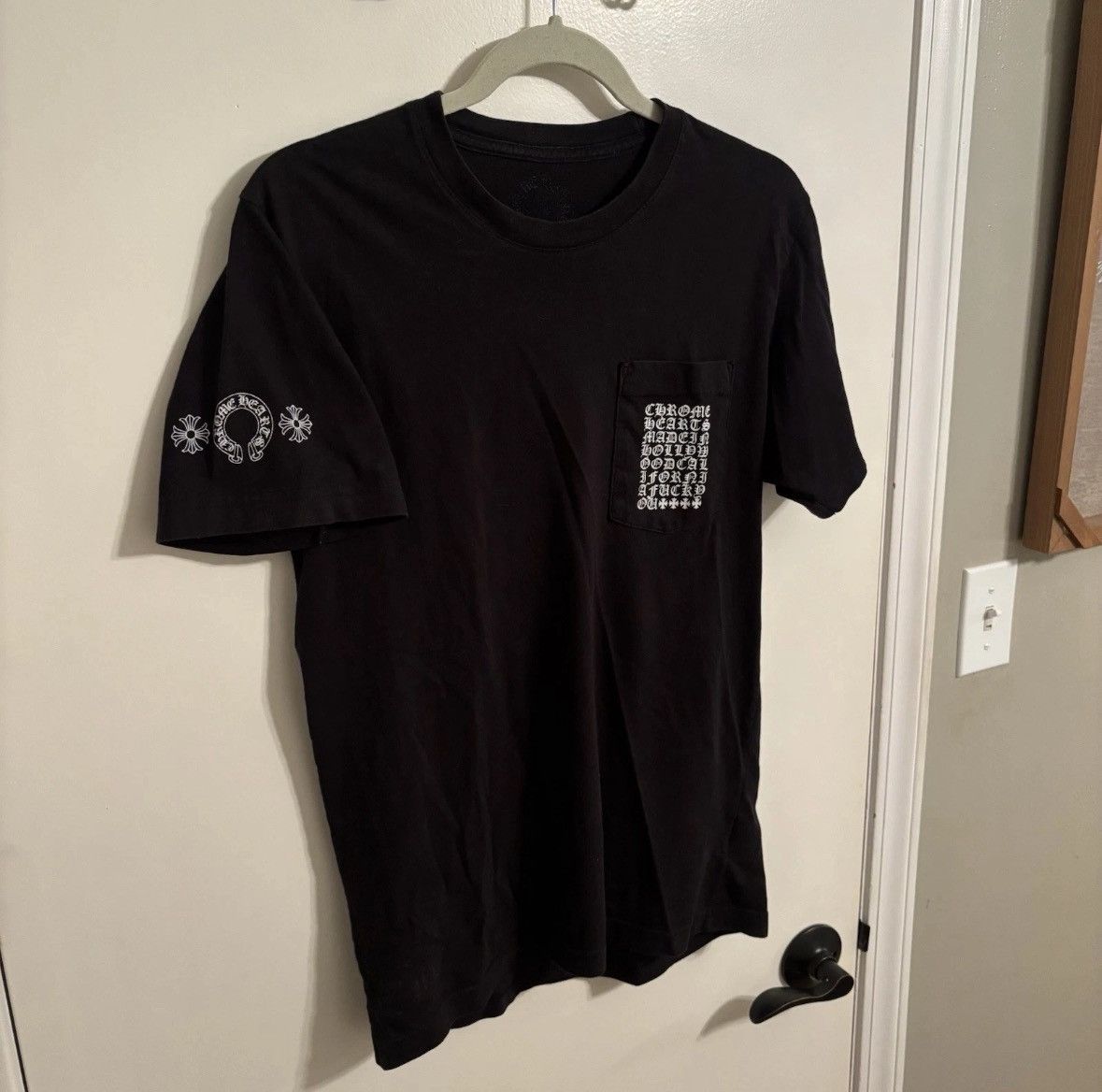 Chrome Hearts Size M Chrome Hearts Multi Logo T-Shirt' Black' Clean Rare Size US M / EU 48-50 / 2 - 3 Thumbnail