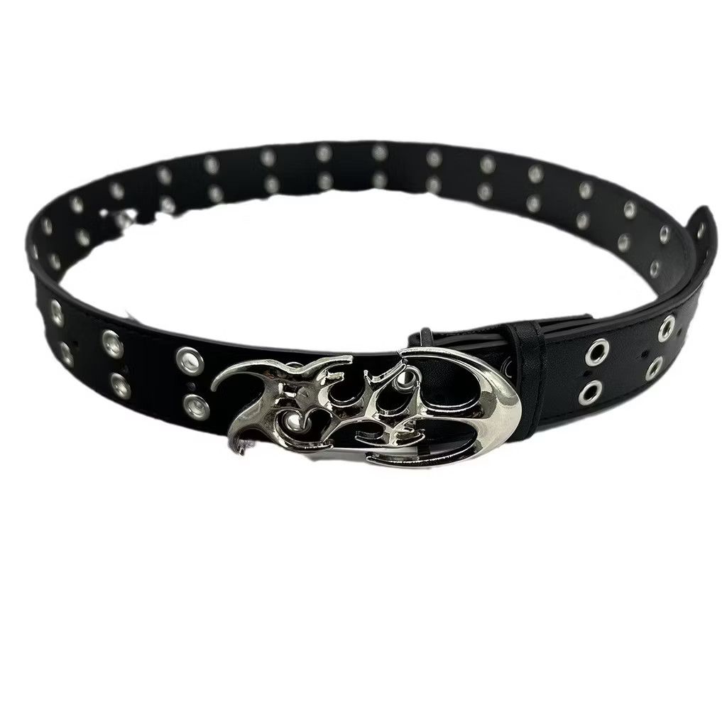 Japanese Brand 💥Streetwear style black colour belt Size ONE SIZE - 4 Thumbnail