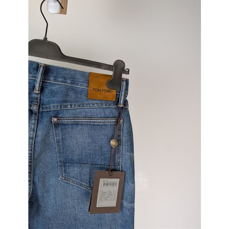 Tom Ford o1rshd1 Selvedge Tapered Denim Jeans in Blue Size US 30 / EU 46 - 14 Thumbnail