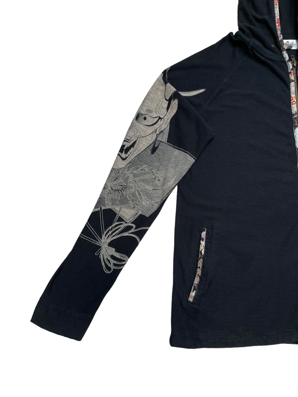 Japanese Brand Rare Design Vintage Brand Karakuri Overprint Hoodie 1990s Size US L / EU 52-54 / 3 - 5 Thumbnail