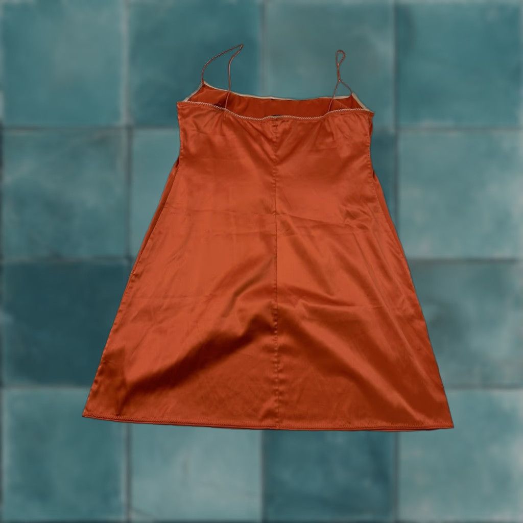 Elie Tahari Elie Tahari Slip Dress Women’s 10 Rust Orange Short Dress Womens 10 Slip Dress Size 32" / US 10 / IT 46 - 1 Thumbnail