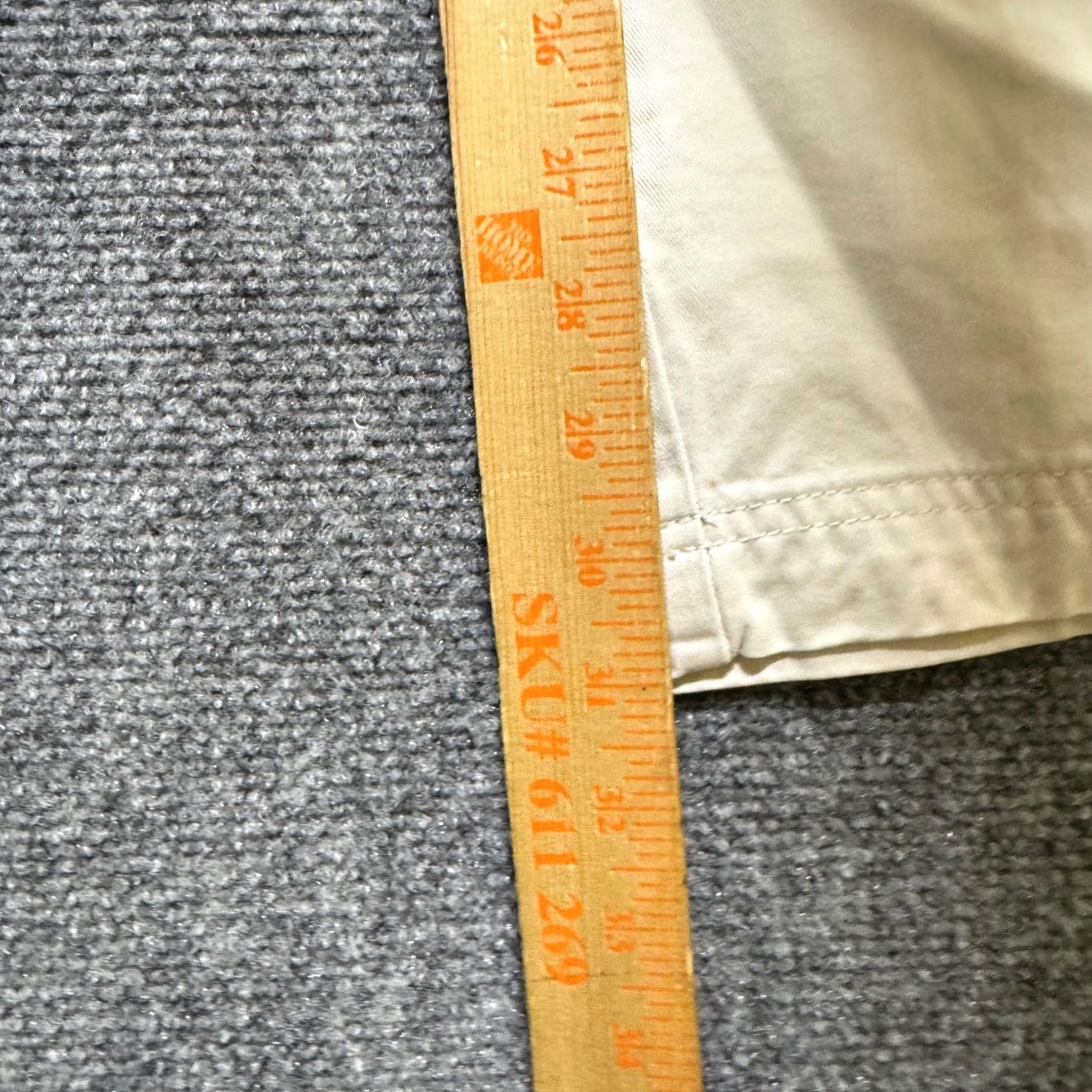 Gap VINTAGE GAP Pants Women's Size 10 Cream White Straight Leg Cotton 90s Khaki Pants Womens Size 32" / US 10 / IT 46 - 5 Thumbnail