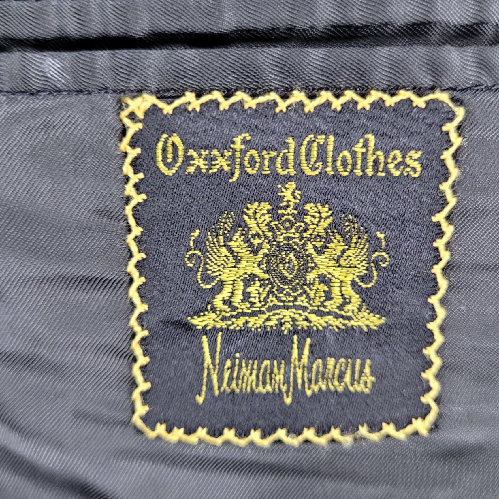 Neiman Marcus VINTAGE Neiman Marcus Oxxford Clothes Men Blazer Size 46L Wool Check Pattern Business Casual Formal Size 46R - 3 Thumbnail