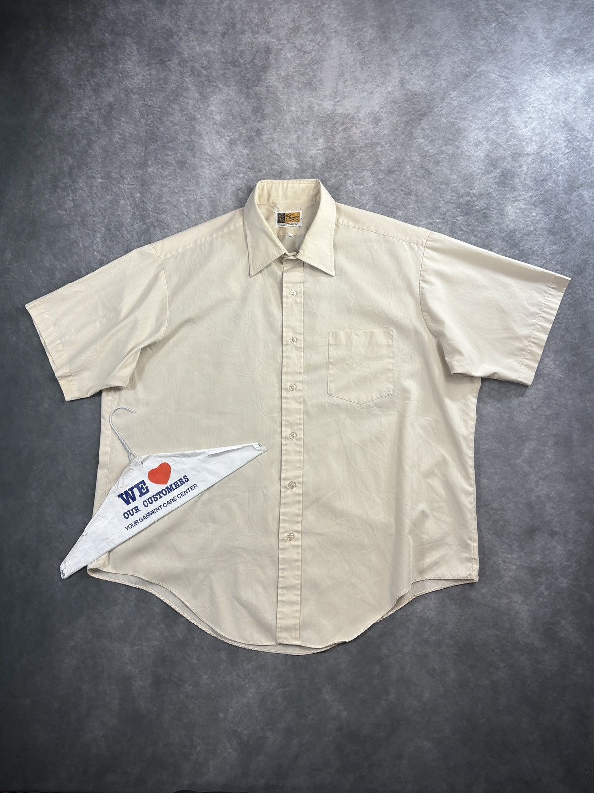 Vintage 1960s Vintage Shortsleeve Shirt Work Camp Bowling Buttonup M Size US M / EU 48-50 / 2 - 2 Thumbnail