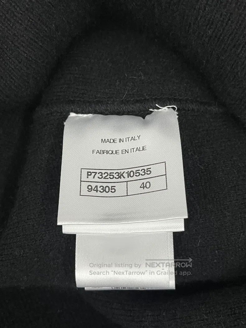 Chanel Chanel Ski Series Black Pearl Double C Large Logo Cashmere Size S / US 4 / IT 40 - 5 Thumbnail
