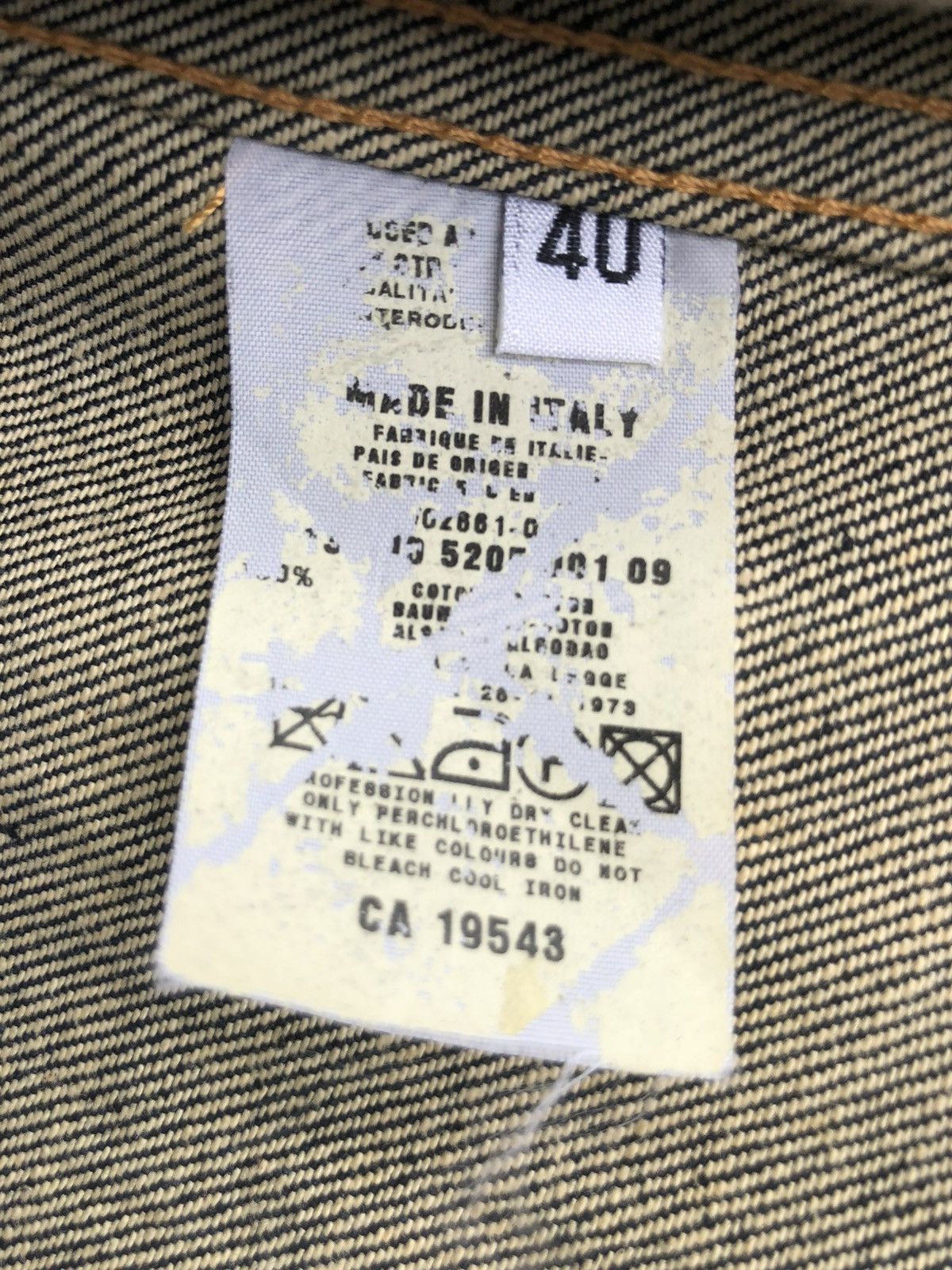 Helmut Lang Helmut Lang Classic Raw Denim Jacket Size US S / EU 44-46 / 1 - 21 Thumbnail