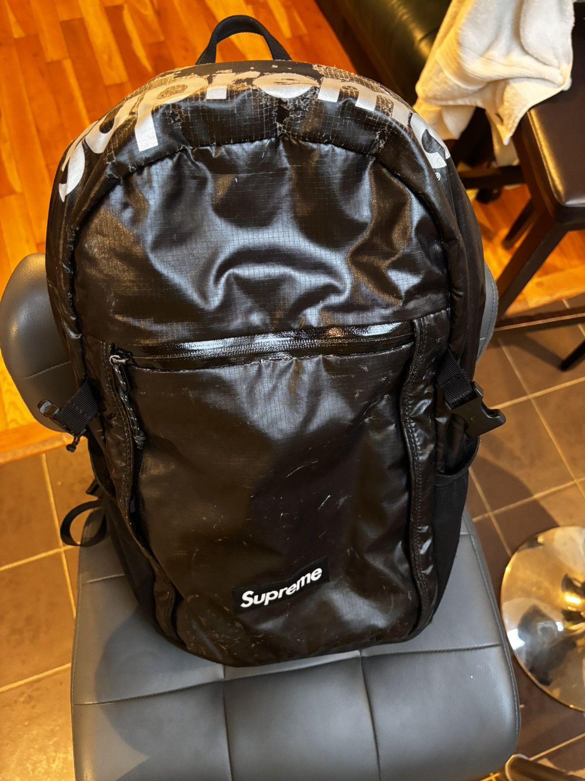 Supreme SS17 Backpack Black Cordura