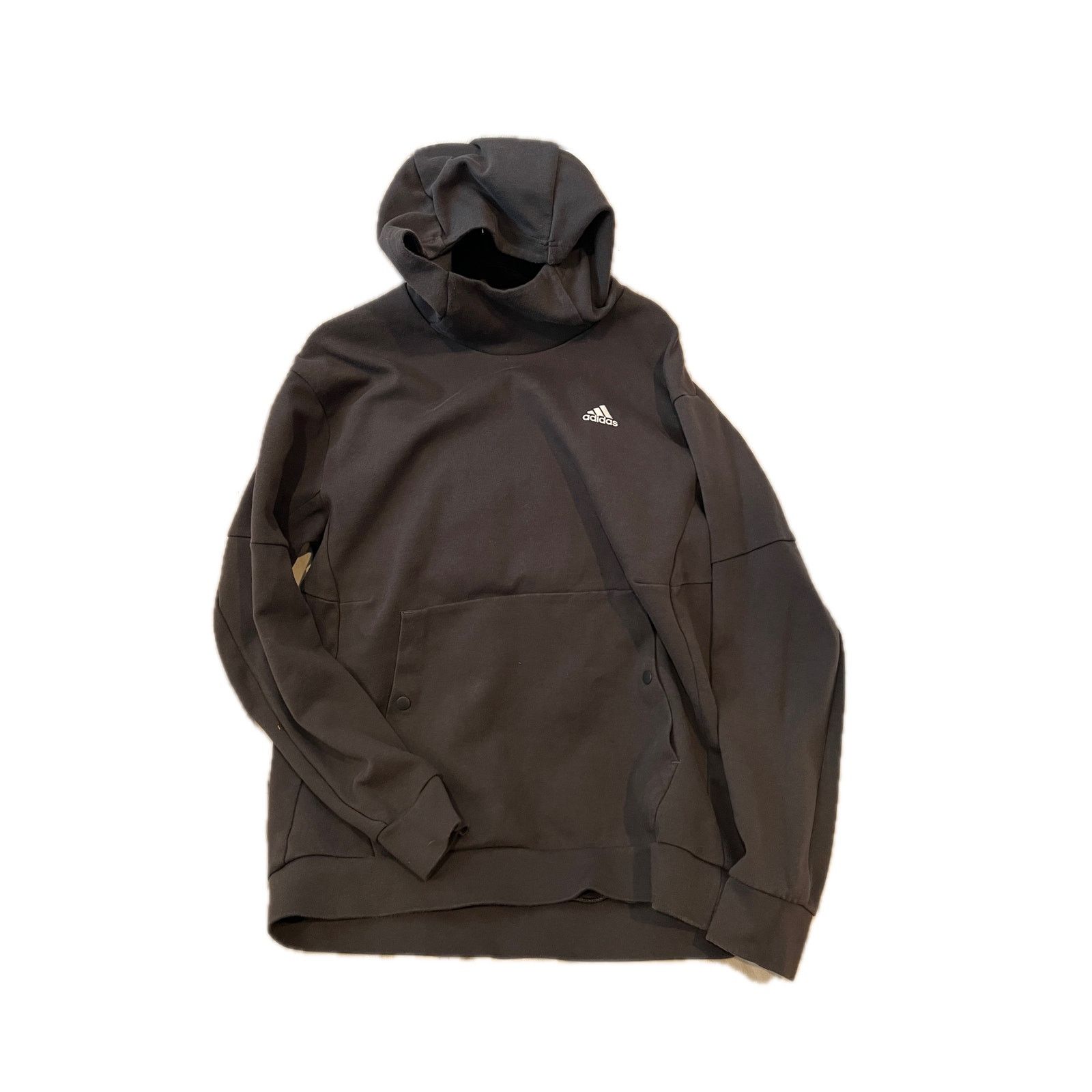 Adidas Adidas Black Pullover Hoodie Mens Lar Size US L / EU 52-54 / 3 - 1 Thumbnail