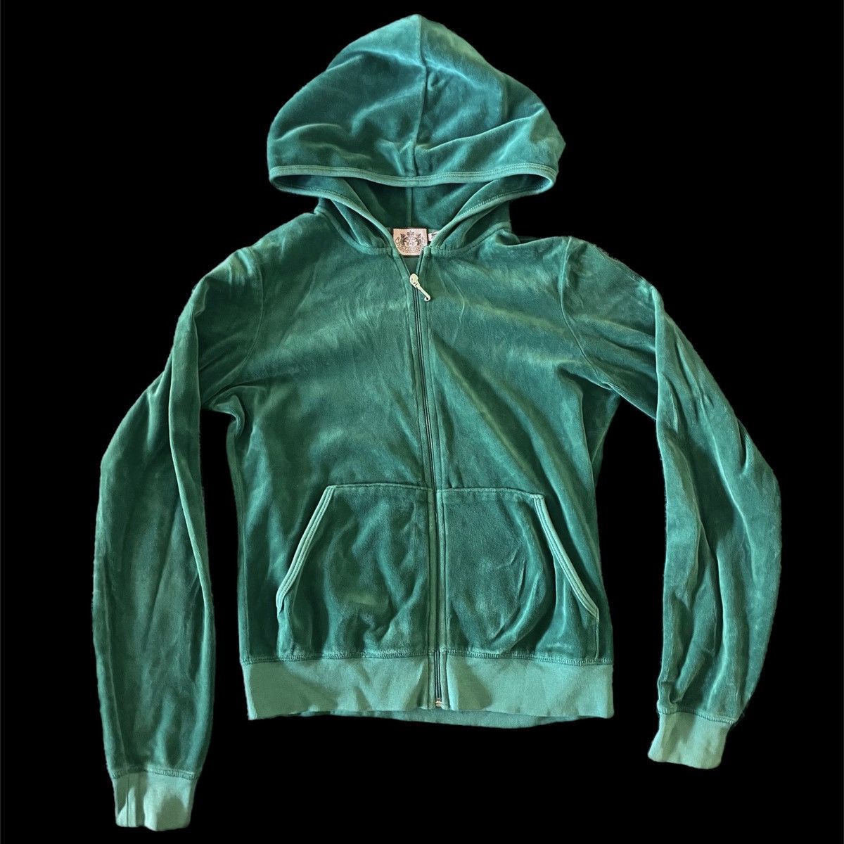 Juicy Couture juicy couture zip up velour hoodie sz L Size L / US 10 / IT 46 - 1 Thumbnail