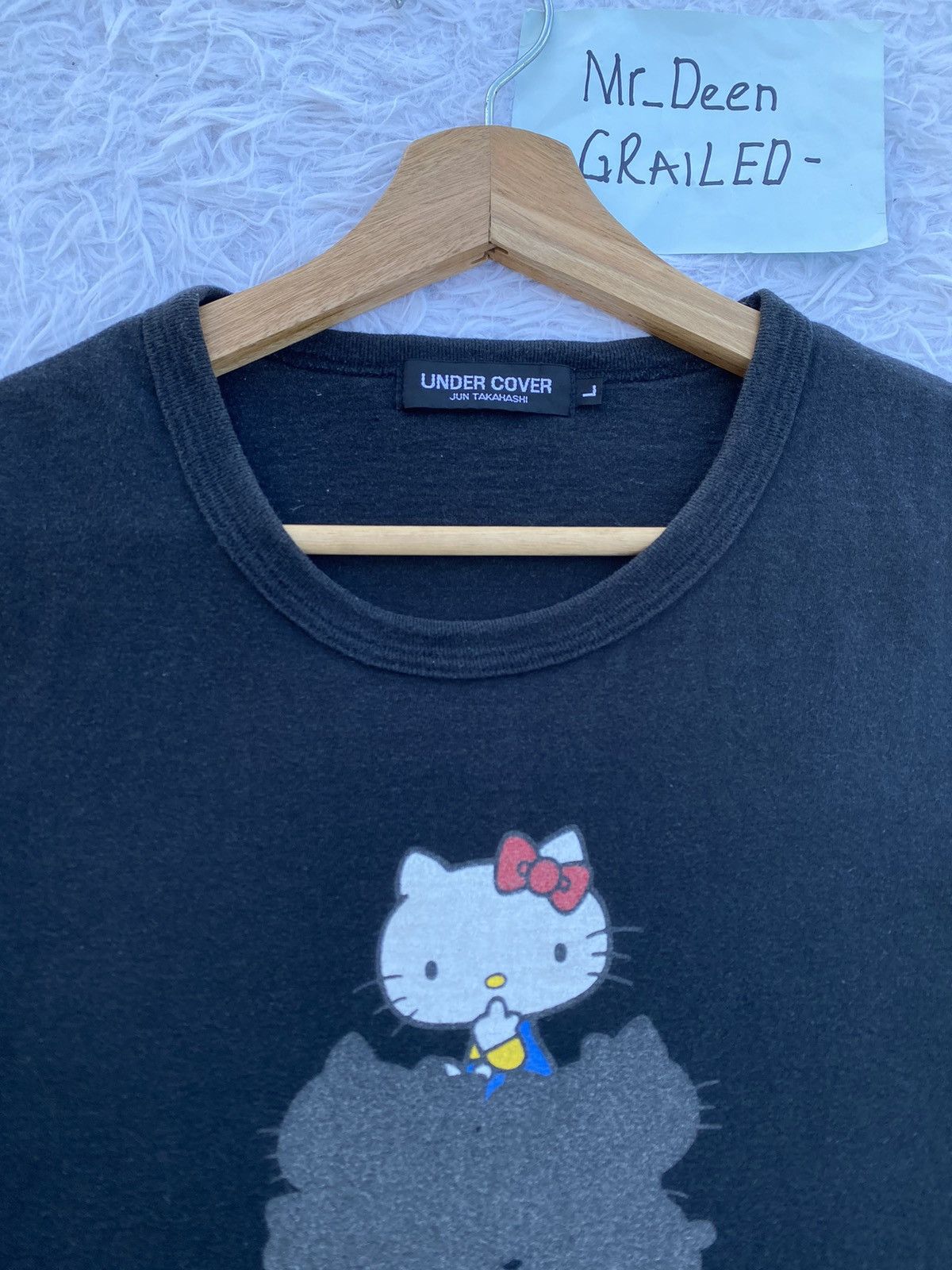 Undercover Rare Undercover by Jun Takahashi x Hello Kitty Black Tshirt Size US M / EU 48-50 / 2 - 10 Thumbnail