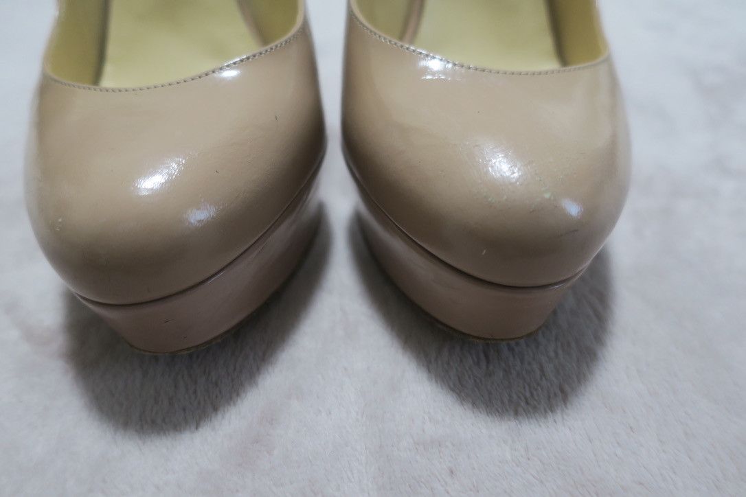 Christian Louboutin Nude Platfom Pumps Size US 8.5 / IT 38.5 - 3 Thumbnail