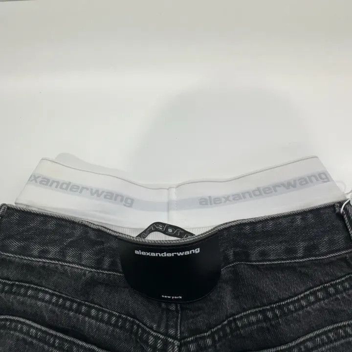 Alexander Wang Alexander Wang SS22 Fitted Gray Denim Pants - Size 24" / US 00 / IT 34 - 8 Thumbnail