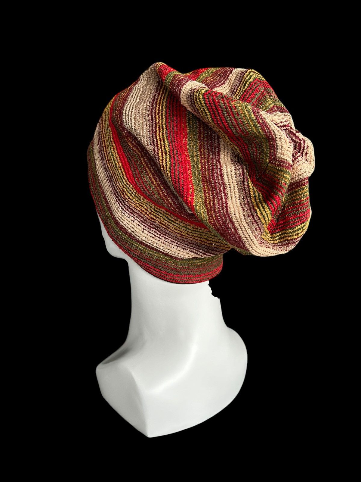Japanese Brand × Kapital × Vintage Japanese Style Reversible big Beanie Hats Like Hippies Style Size ONE SIZE - 2 Thumbnail