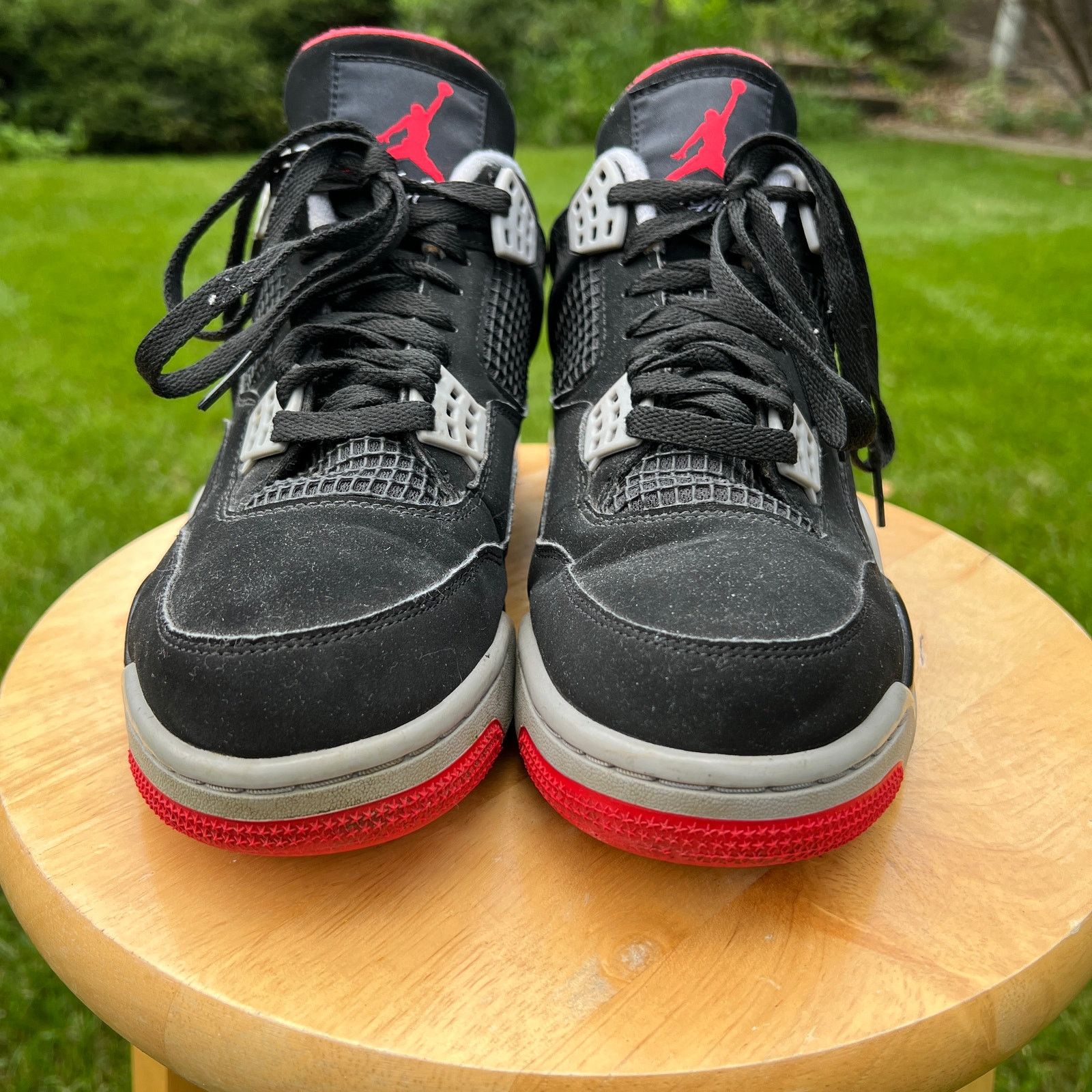 Jordan Brand × Nike Size 9 - Nike Air Jordan 4 Retro OG Bred 2019 Men's Shoes Size US 9 / EU 42 - 5 Thumbnail