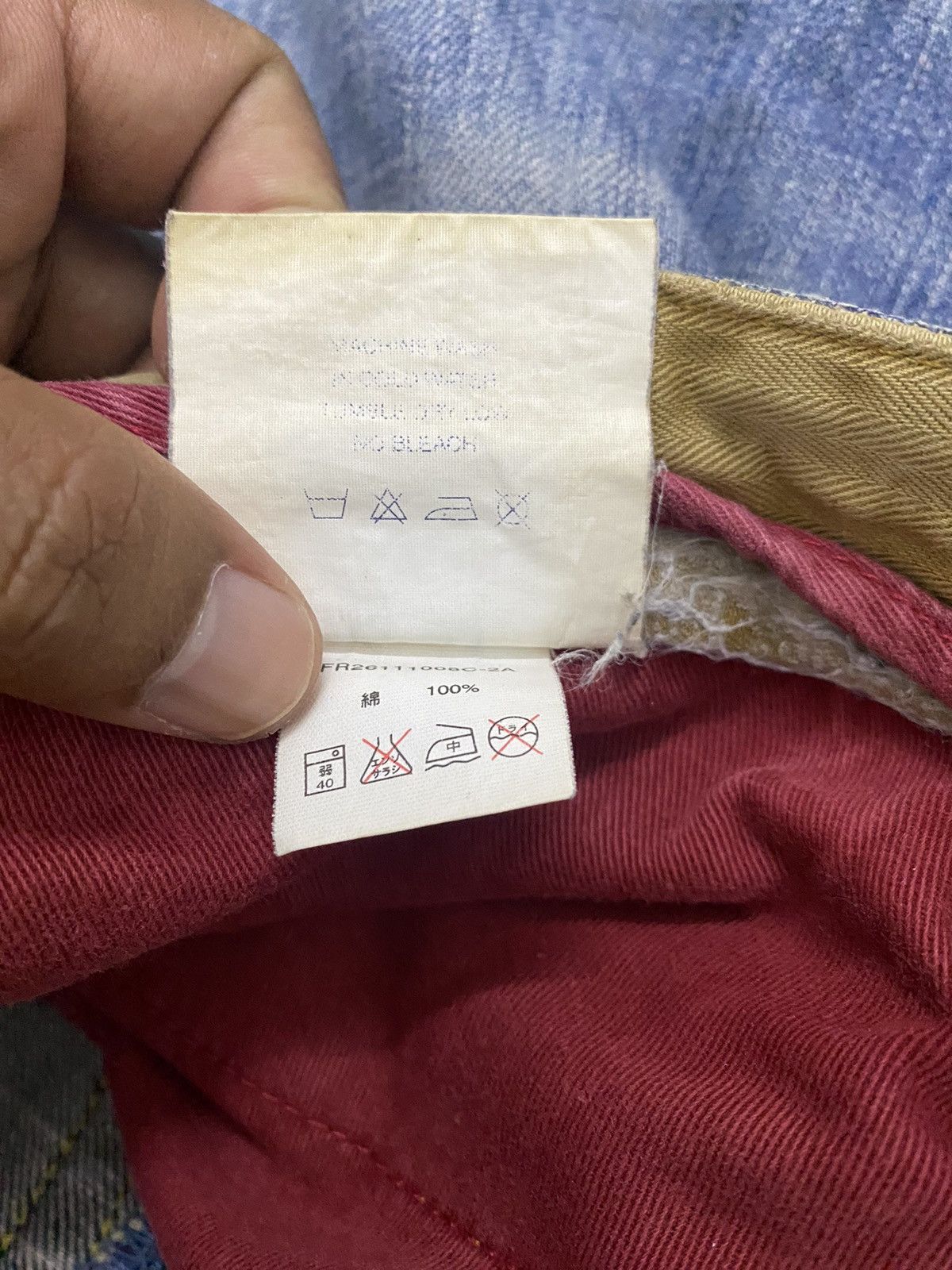 Japanese Brand JAPAN BRAND FLASH REPORT RIPPED STYLE DENIM STRAIGHT TYPE Size US 32 / EU 48 - 9 Thumbnail