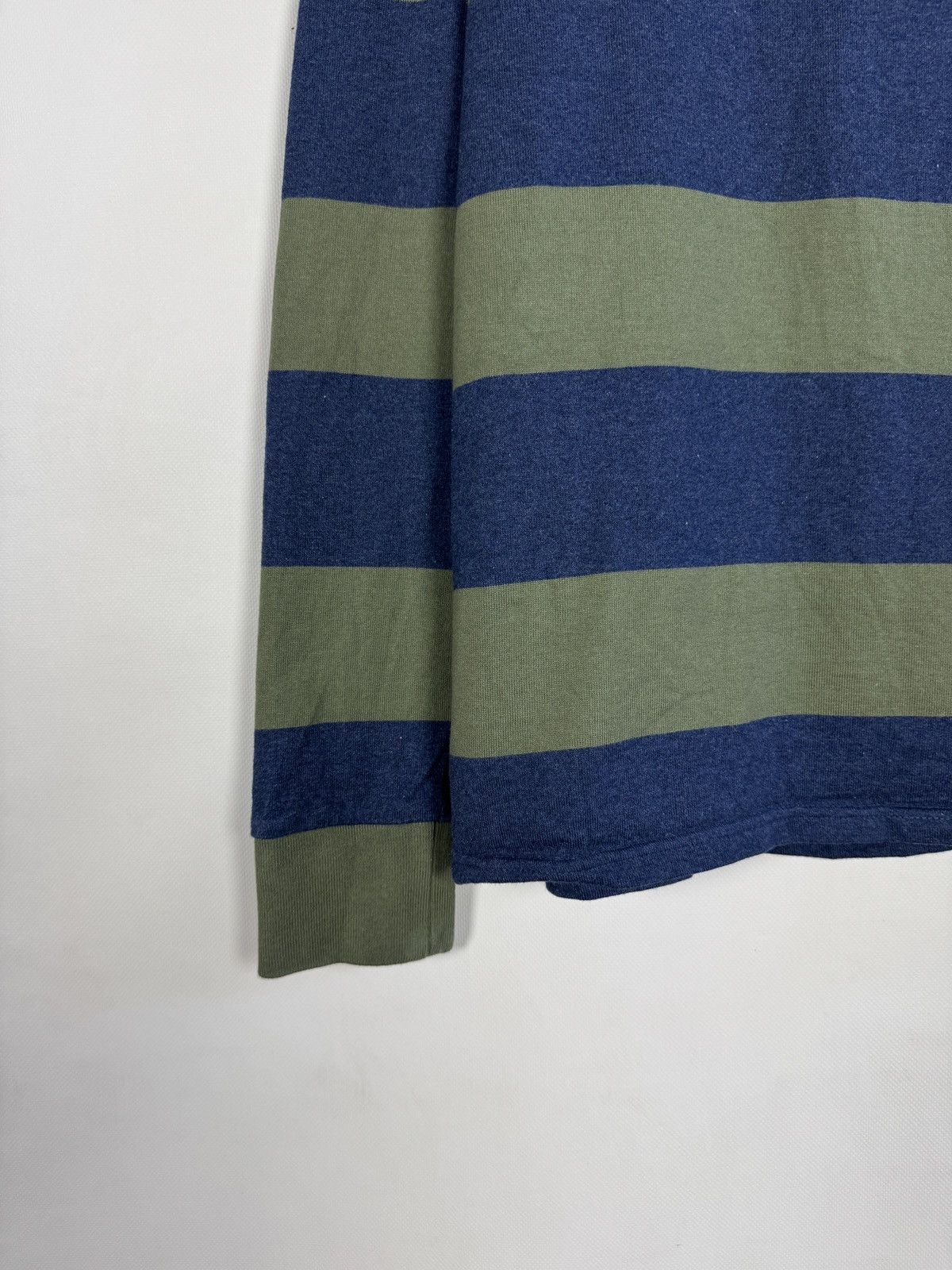 Gant GANT Polo Long Sleeve Striped Rugby Shirt Made in India Sz L Size US L / EU 52-54 / 3 - 4 Thumbnail