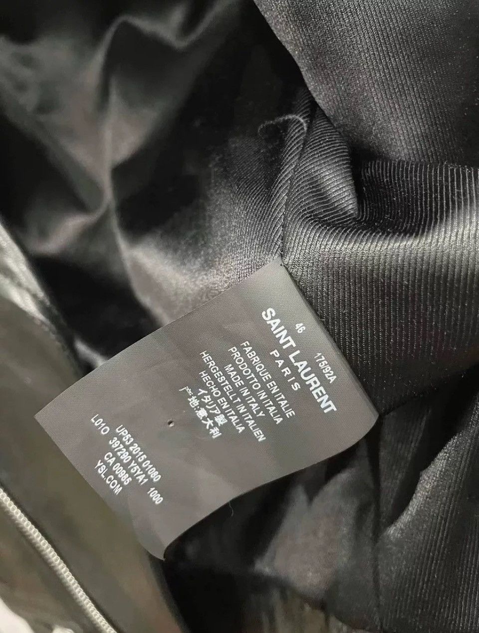Saint Laurent Paris Saint Laurent Paris Sheepskin motorcycle leather jacket Size US S / EU 44-46 / 1 - 6 Thumbnail