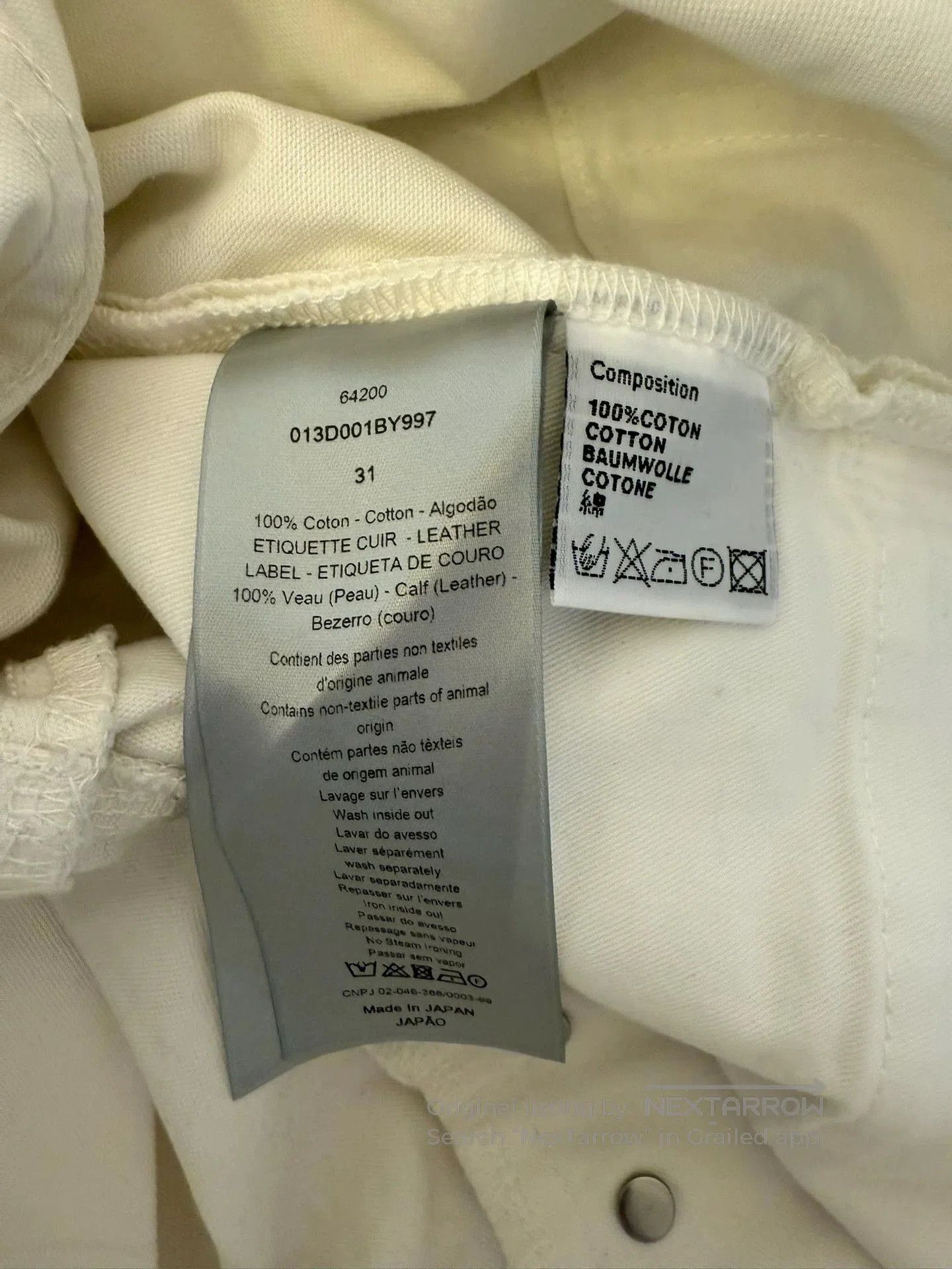 Dior dior graffiti paint splatter jeans size 31. Size 31" - 3 Thumbnail