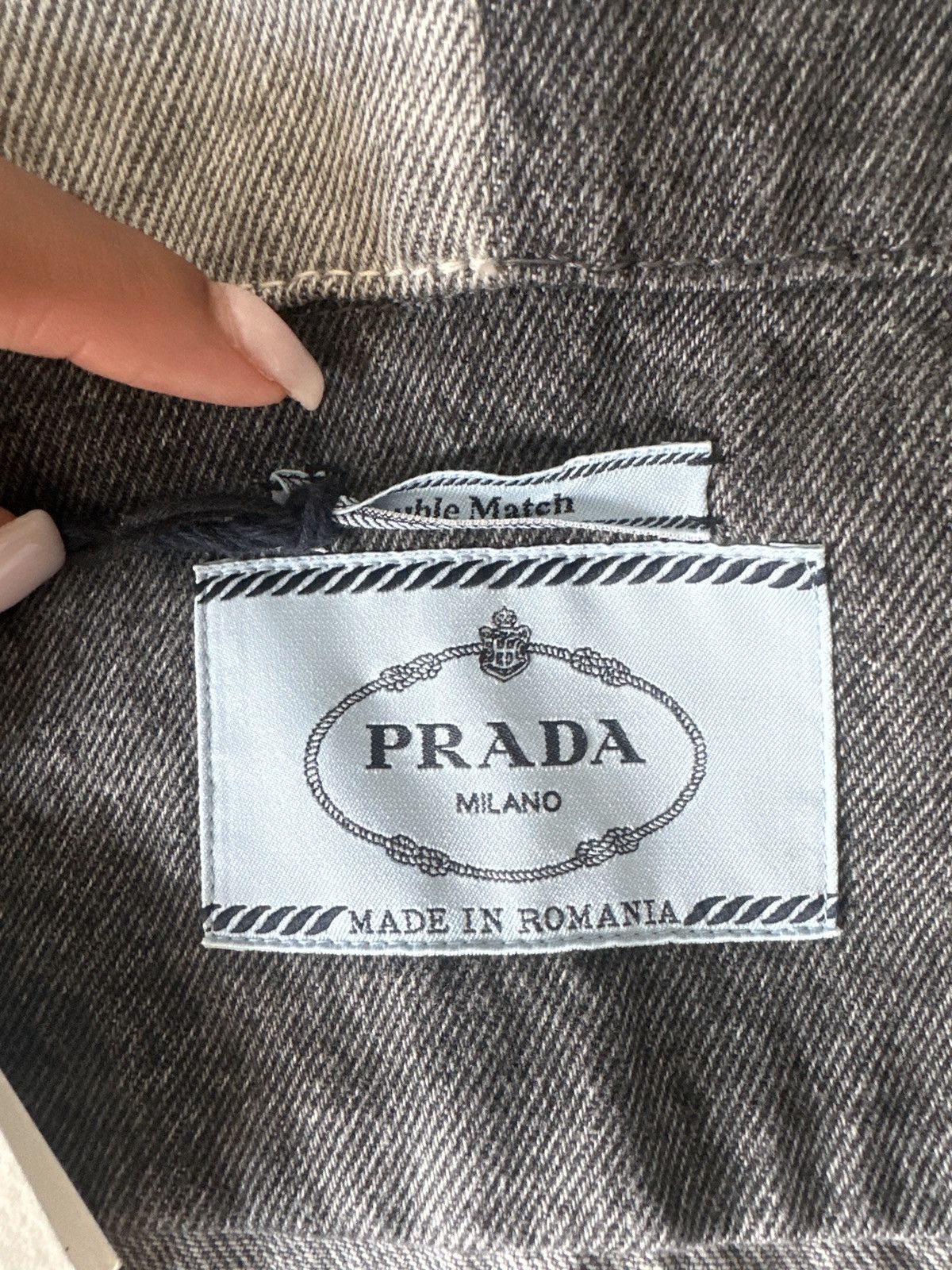 Prada Prada Double Match Short sleeve Denim button up Size US M / EU 48-50 / 2 - 3 Thumbnail