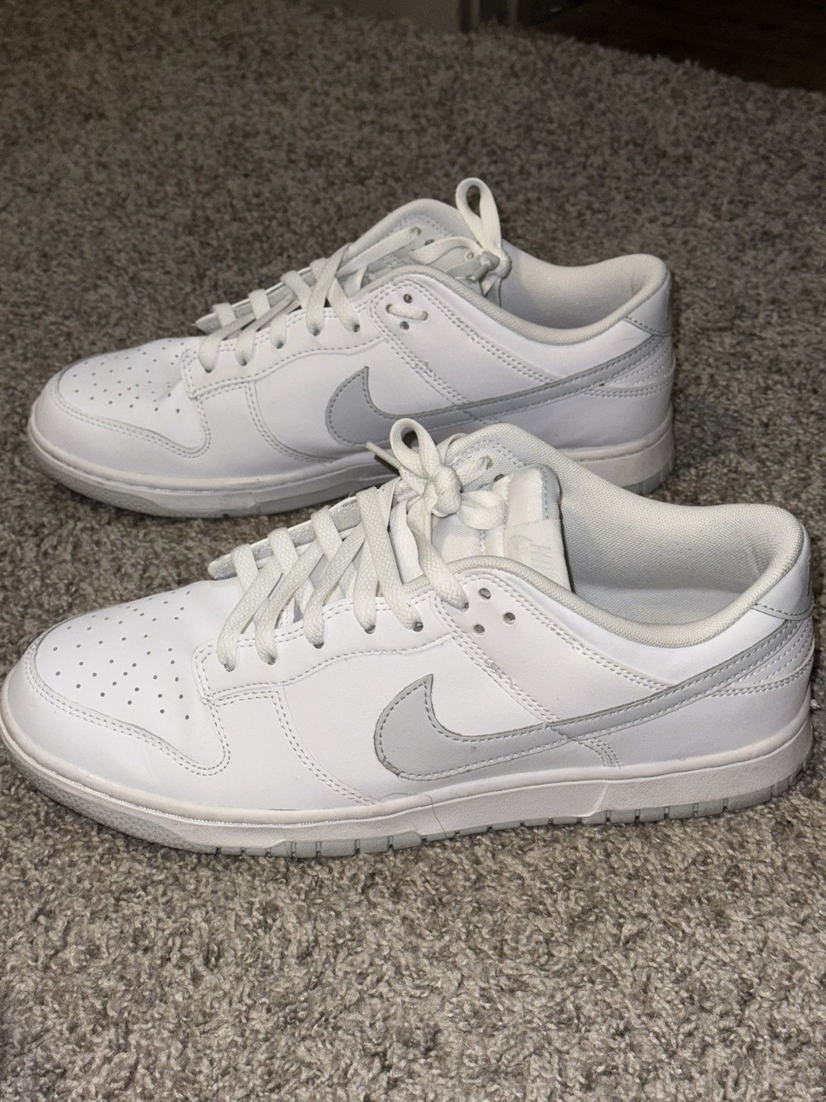 Nike Nike Dunk Low Retro White Pure Platinum Size US 10.5 / EU 43-44 - 1 Thumbnail