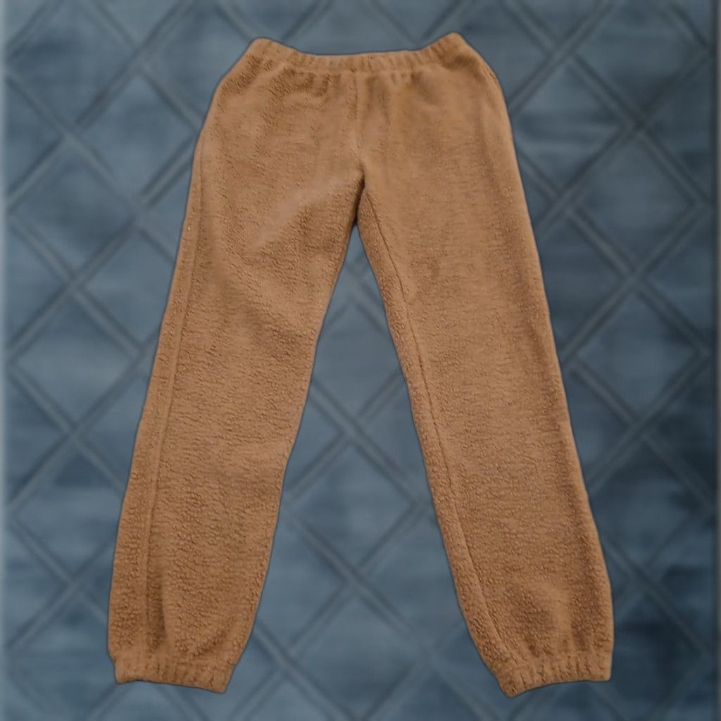 Vintage Good American Jogger Sweatpants Womens Size 2 Brown 30x30 High Rise Elastic Waist Pockets Tapered Inseam 30 in Cotton Blend Fleece Pants Size 26" / US 2 / IT 38 - 1 Thumbnail