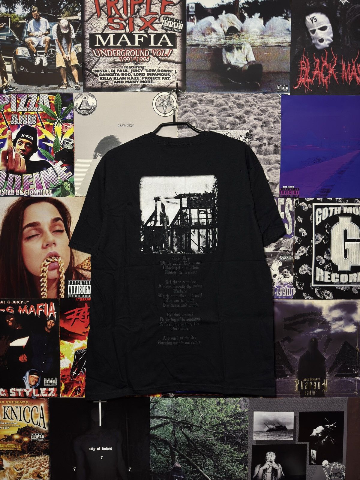 Band Tees Burzum Black Metal Band Tee Size US L / EU 52-54 / 3 - 3 Thumbnail