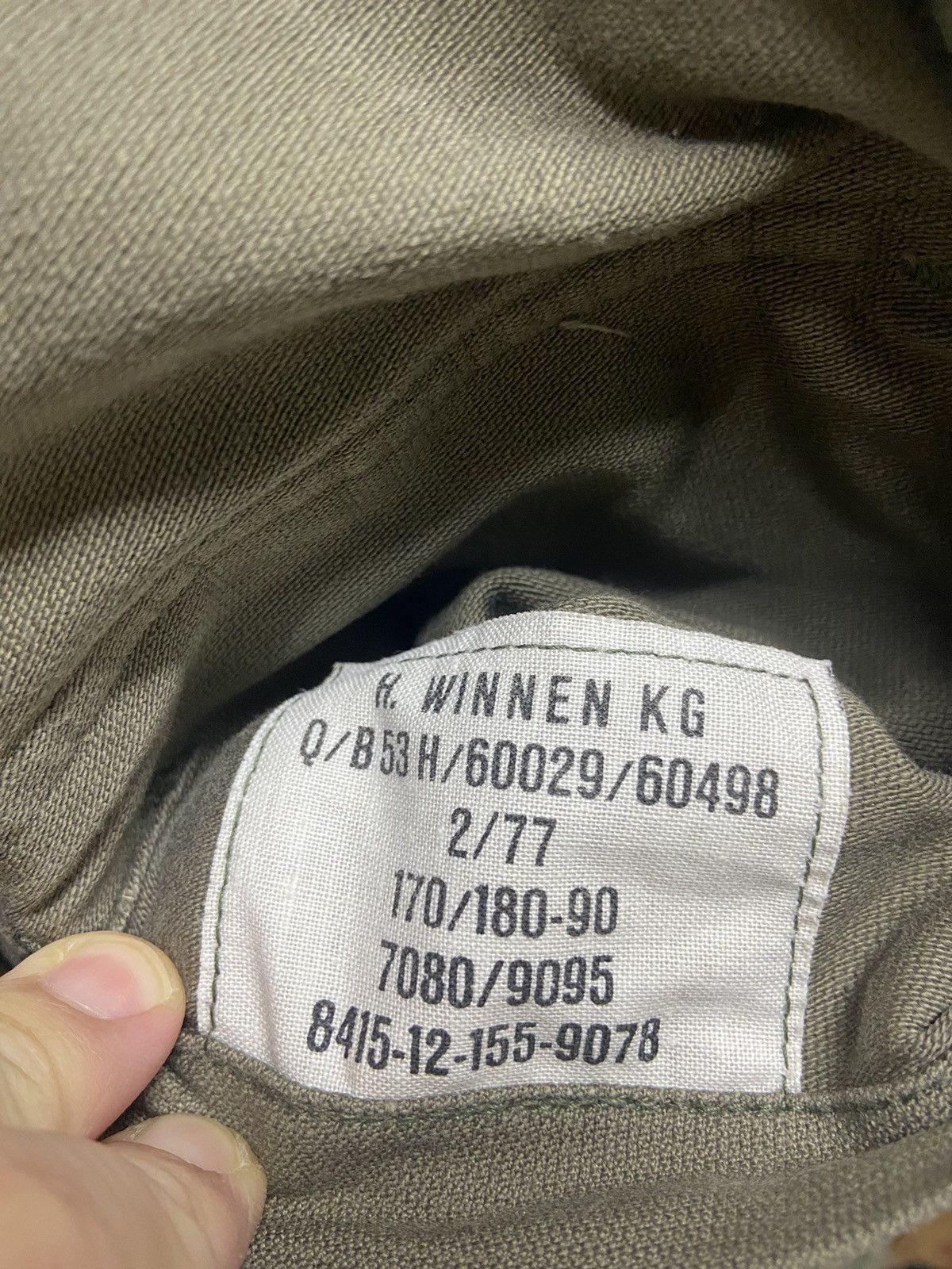 Vintage Vintage Germany Army Moleskin Jacket Size US M / EU 48-50 / 2 - 15 Thumbnail