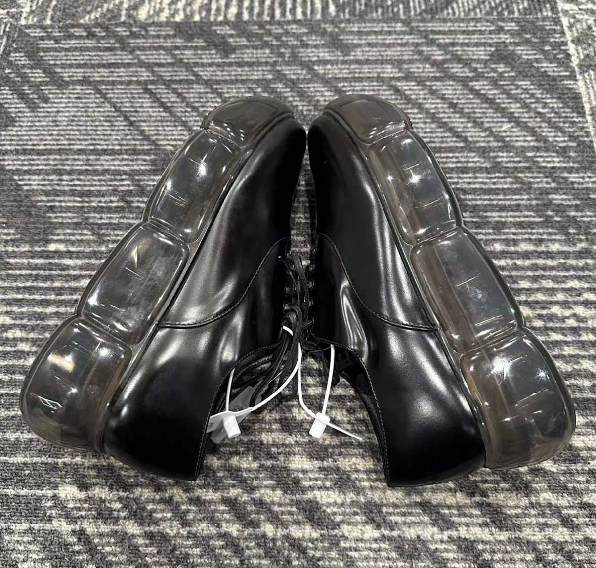 Prada Prada Black Box Calfskin Transparent Platform Loafers J42 Size US 6.5 / IT 36.5 - 5 Thumbnail