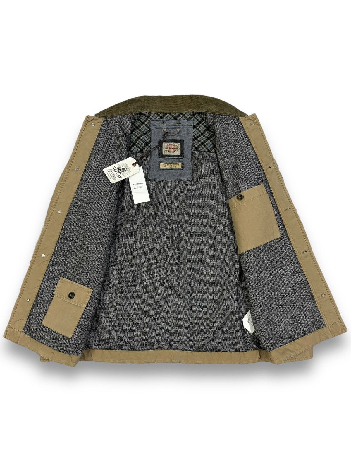 Replay Replay Canvas Thrashed Rusty Multipockets Chore Jacket Size US M / EU 48-50 / 2 - 3 Thumbnail