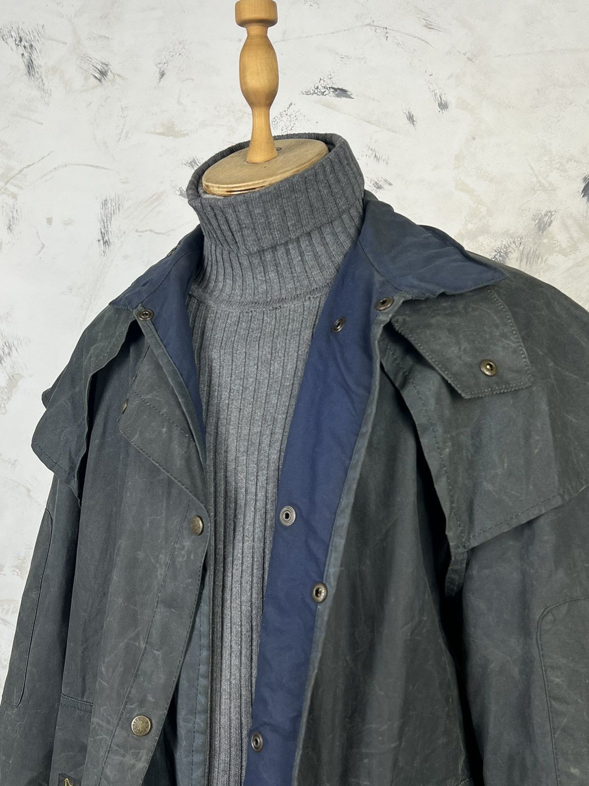 Vintage Driza-Bone Waxed Oilskin Long Coat Bushman Duster Size S Size US S / EU 44-46 / 1 - 7 Thumbnail