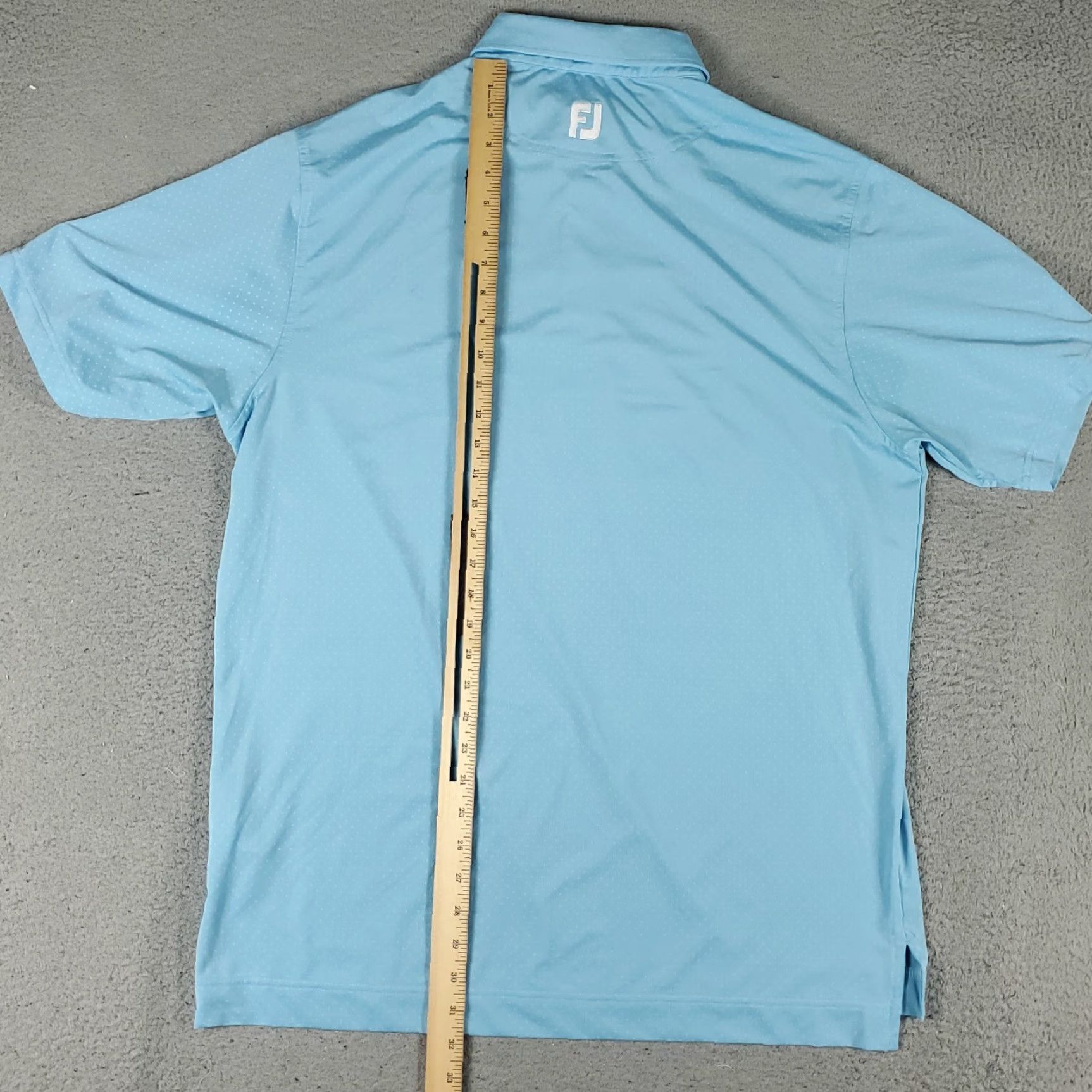 Footjoy FJ Polo Shirt Mens L Blue Santa Lucia Golf Casual Short Sleeve Shirt Mens L Blue Polo FJ Size US L / EU 52-54 / 3 - 4 Thumbnail