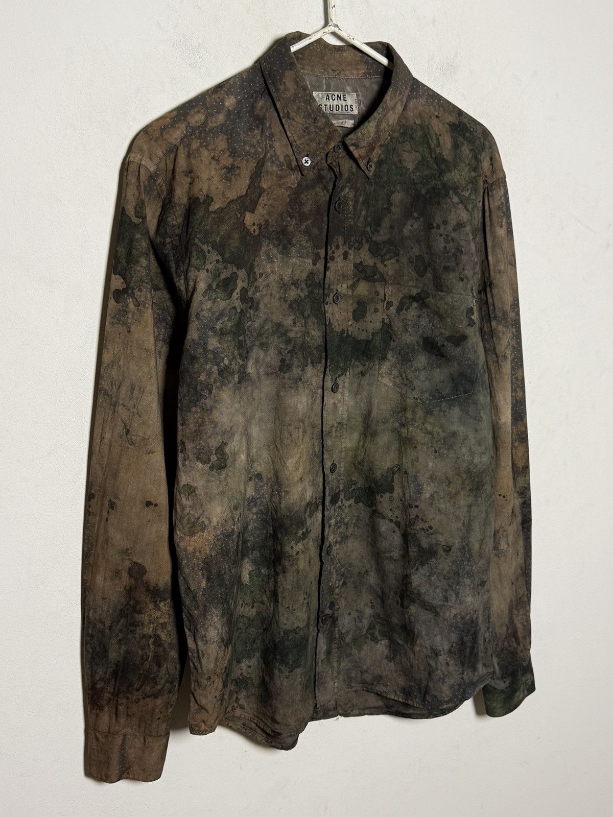 Acne Studios acne 1of1 dyed painters shirt Size US M / EU 48-50 / 2 - 5 Thumbnail