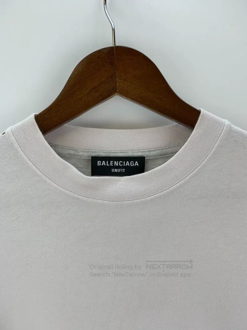 Balenciaga Balenciaga Destroyed Patchwork Long Sleeve T-Shirt Size US M / EU 48-50 / 2 - 3 Thumbnail