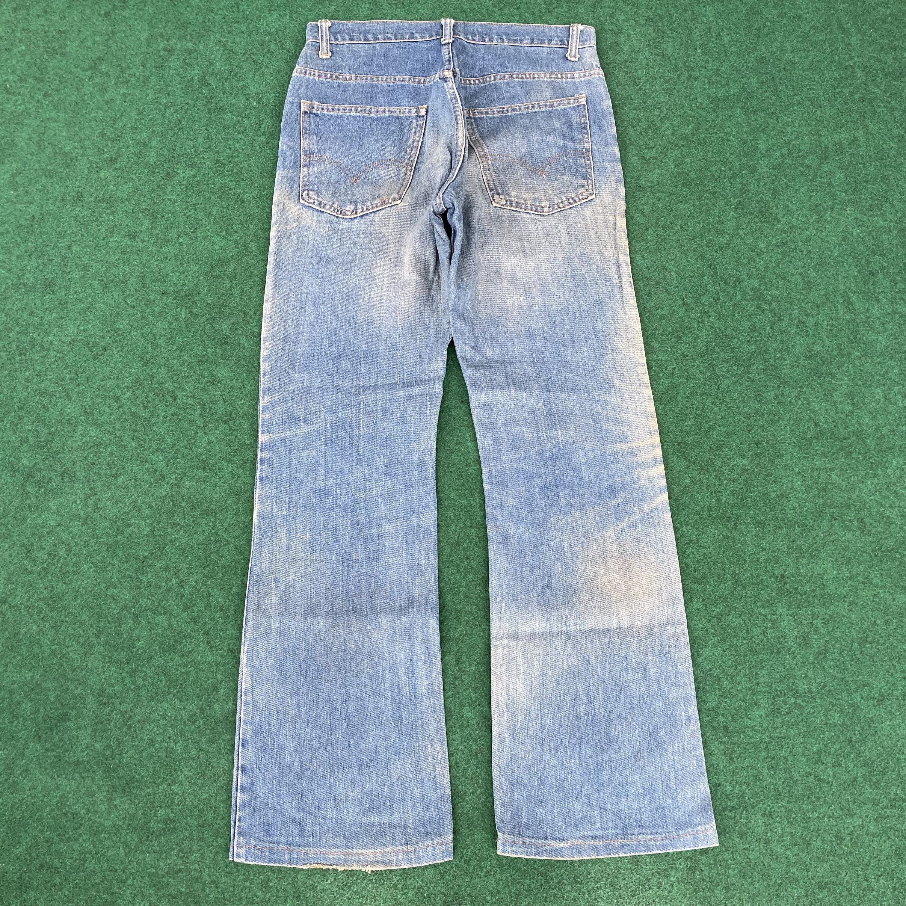 Levi's 30x30 Vtg Levis 517 70s Bootcut Button No 8 Orange Tab Jeans Size US 30 / EU 46 - 14 Thumbnail