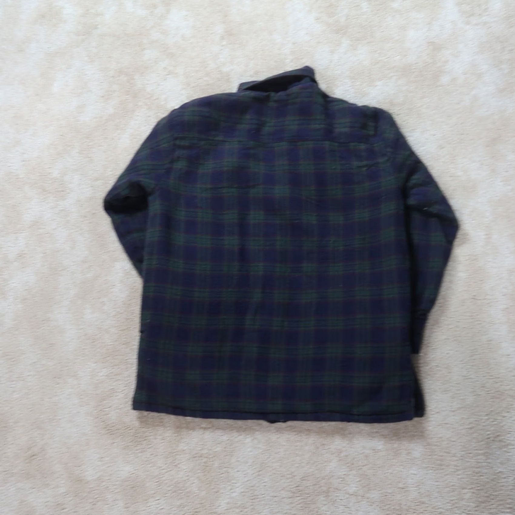 Vintage VINTAGE Mountain Club Shirt Jacket Flannel Lined Plaid Cowboy Western Button-Up Large Mens Blue Size US L / EU 52-54 / 3 - 6 Thumbnail