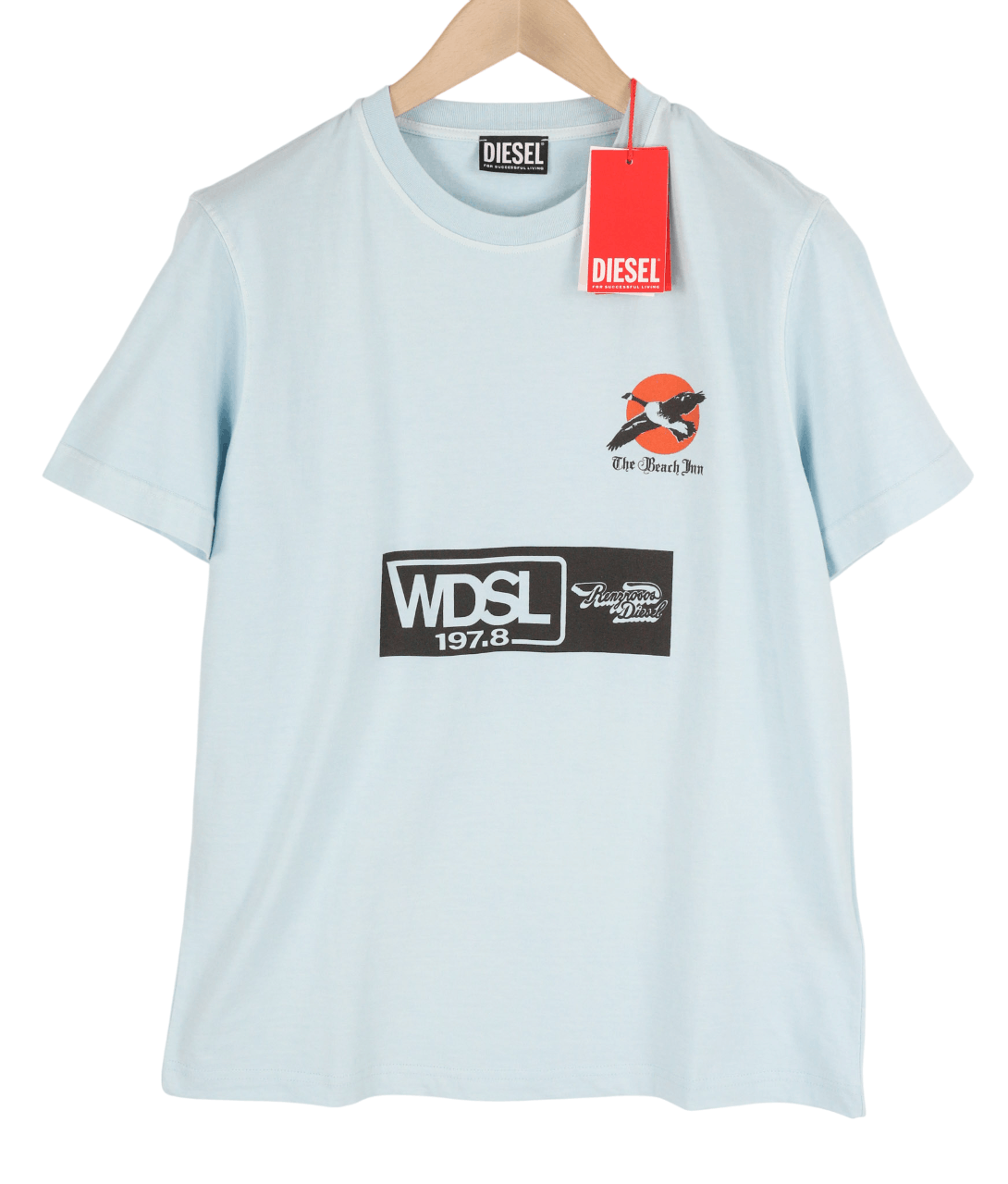 Diesel T-DIEGOR-C11 XL Crew Neck Tricot Blue T-Shirt 40306 Size US XL / EU 56 / 4 - 1 Thumbnail