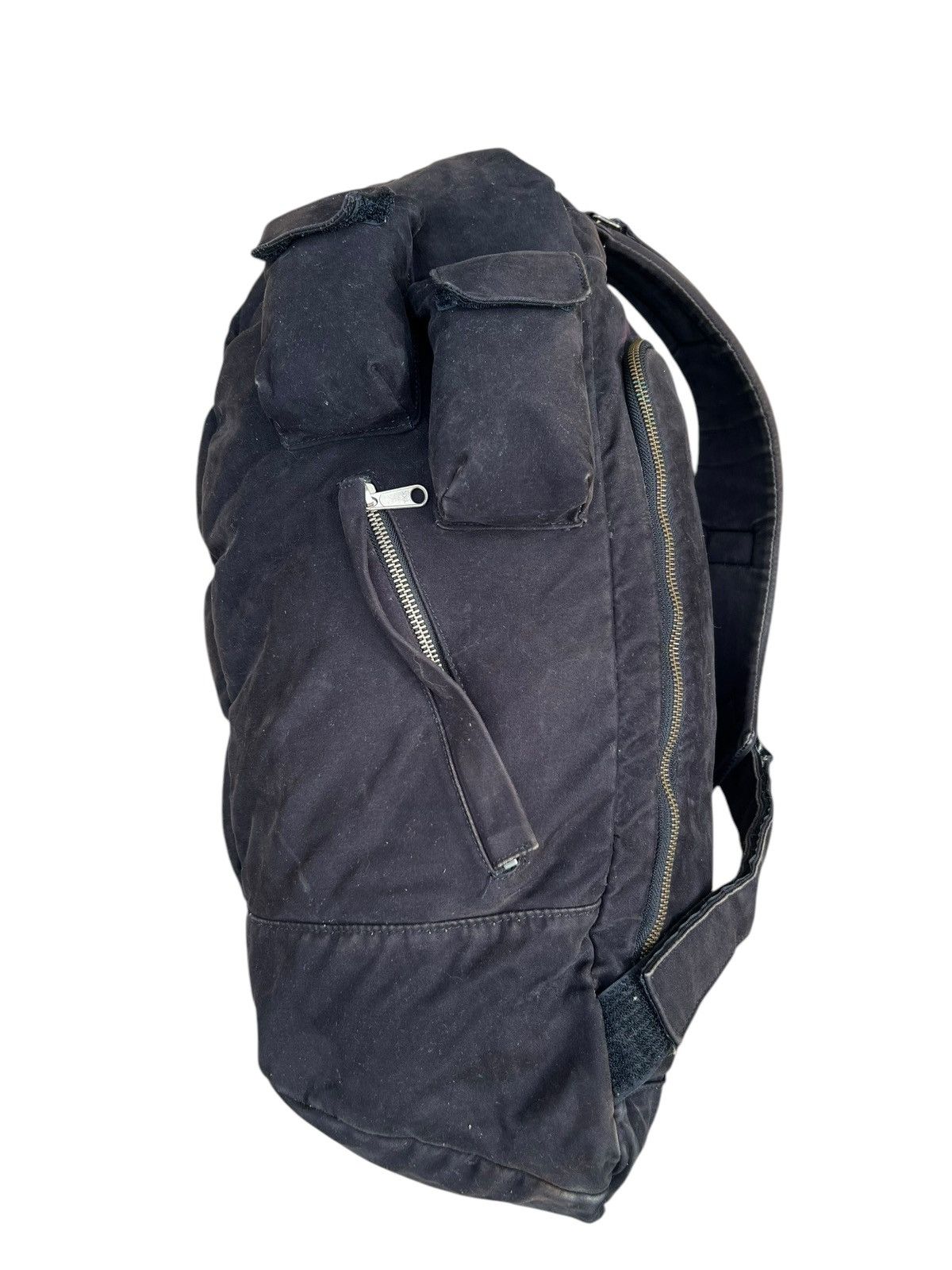 Vintage LORINZA Japan Sun Faded Black Puffer Backpack Size ONE SIZE - 11 Thumbnail