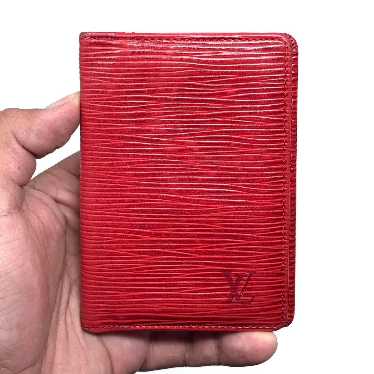 Louis Vuitton Louis Vuitton Red Epi Leather Pocket Organizer Size ONE SIZE - 4 Thumbnail