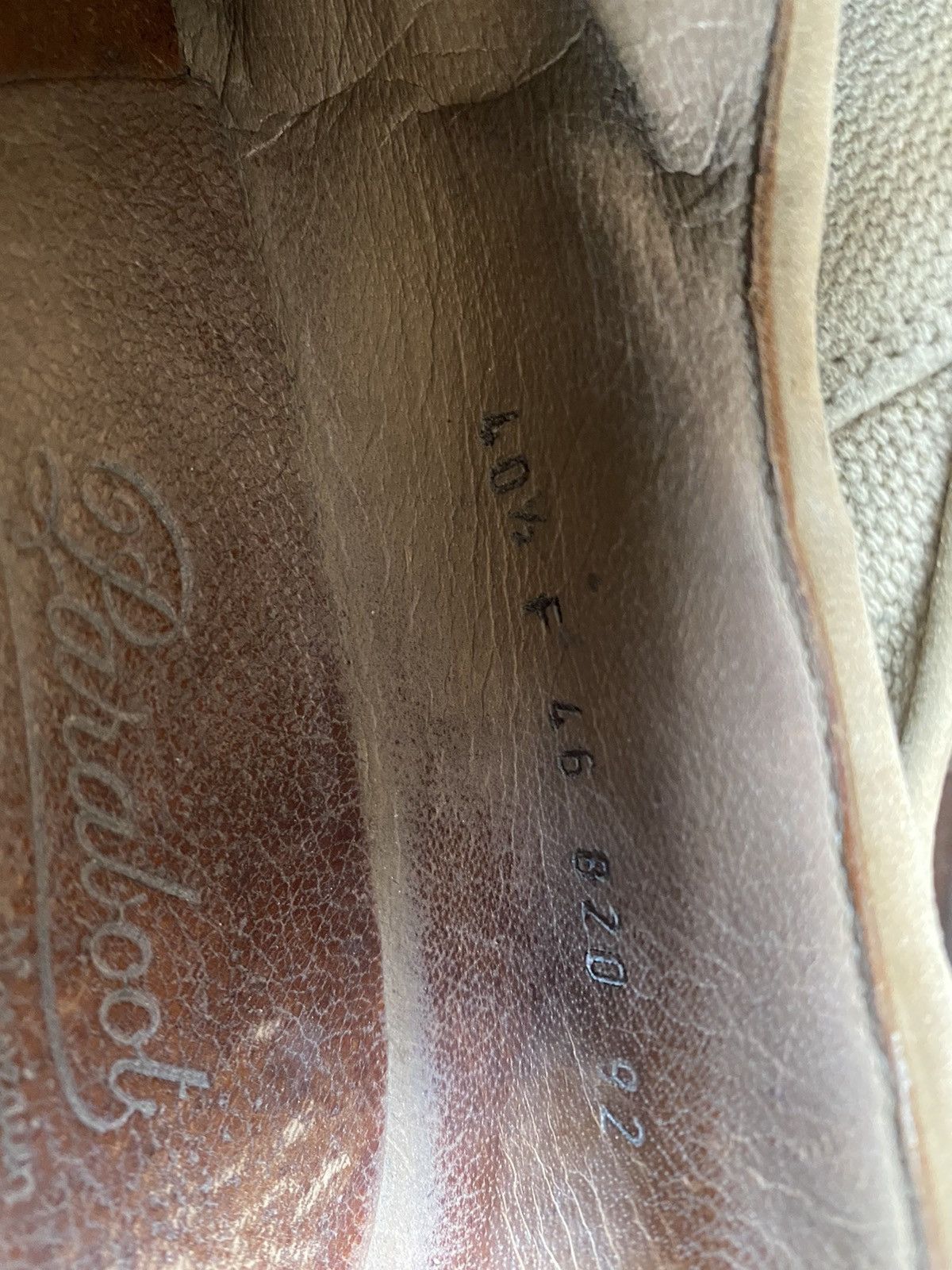 Paraboot Paraboot michael canvas derby casual leather shoes sz40.5 Size US 7.5 / EU 40-41 - 12 Thumbnail