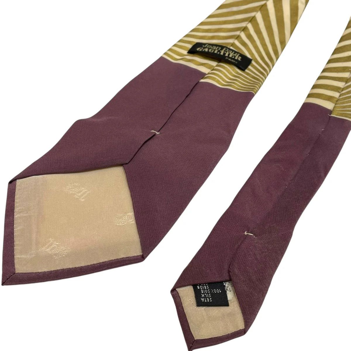 Jean Paul Gaultier 20th Century Art Silk Tie Size ONE SIZE - 3 Thumbnail
